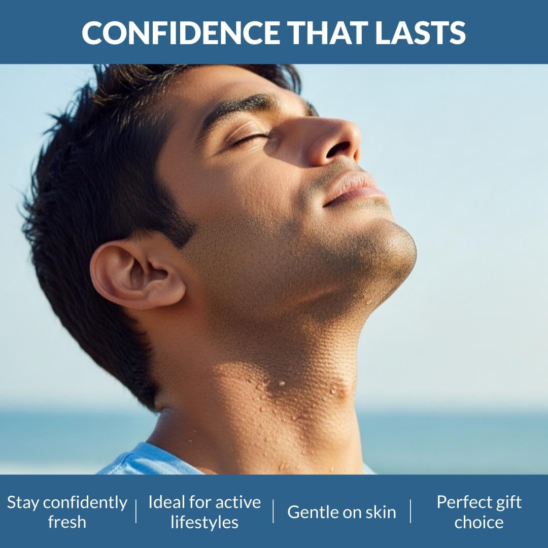Skinn By Titan Escapade Mediterranean Grove Deodorant, 150 ml, Fresh & Spicy Scent for Men - label detail