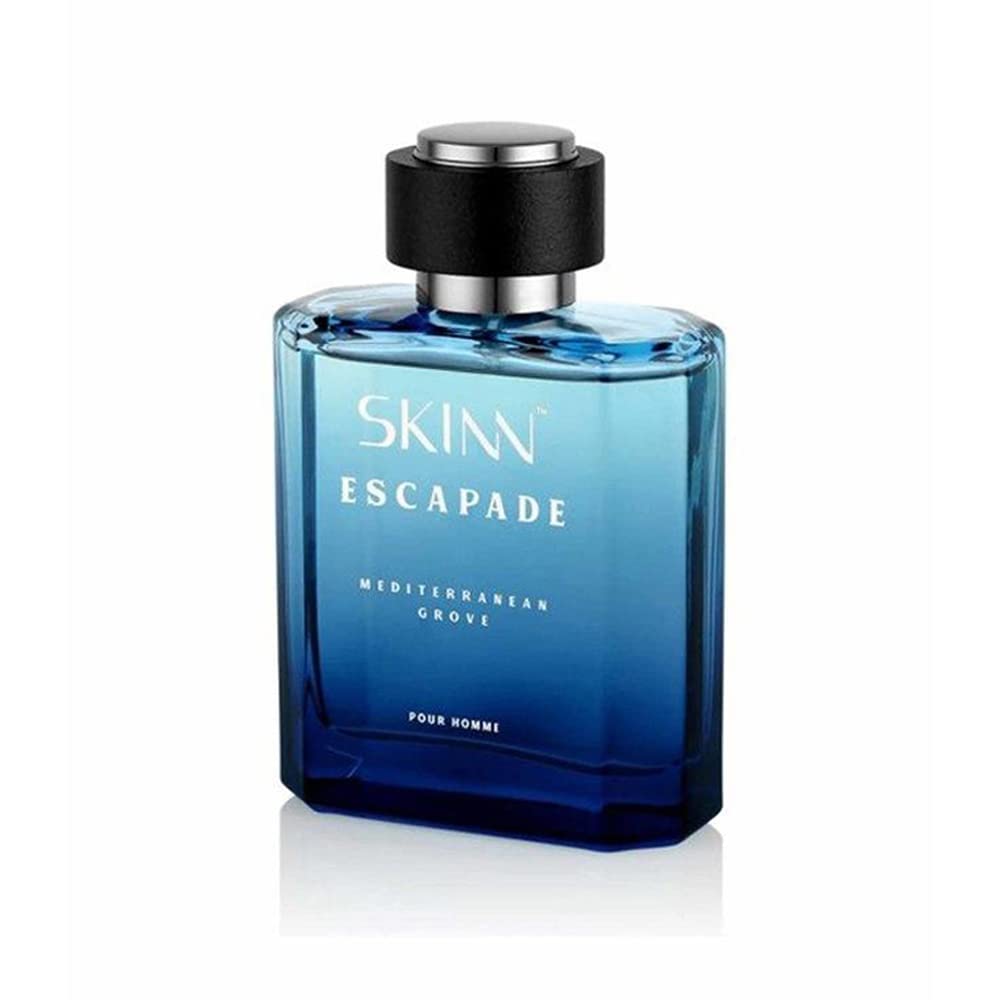 Skinn By Titan Escapade Mediterranean Grove Eau de Parfum for Men, 100ml, Fresh Citrus - front view