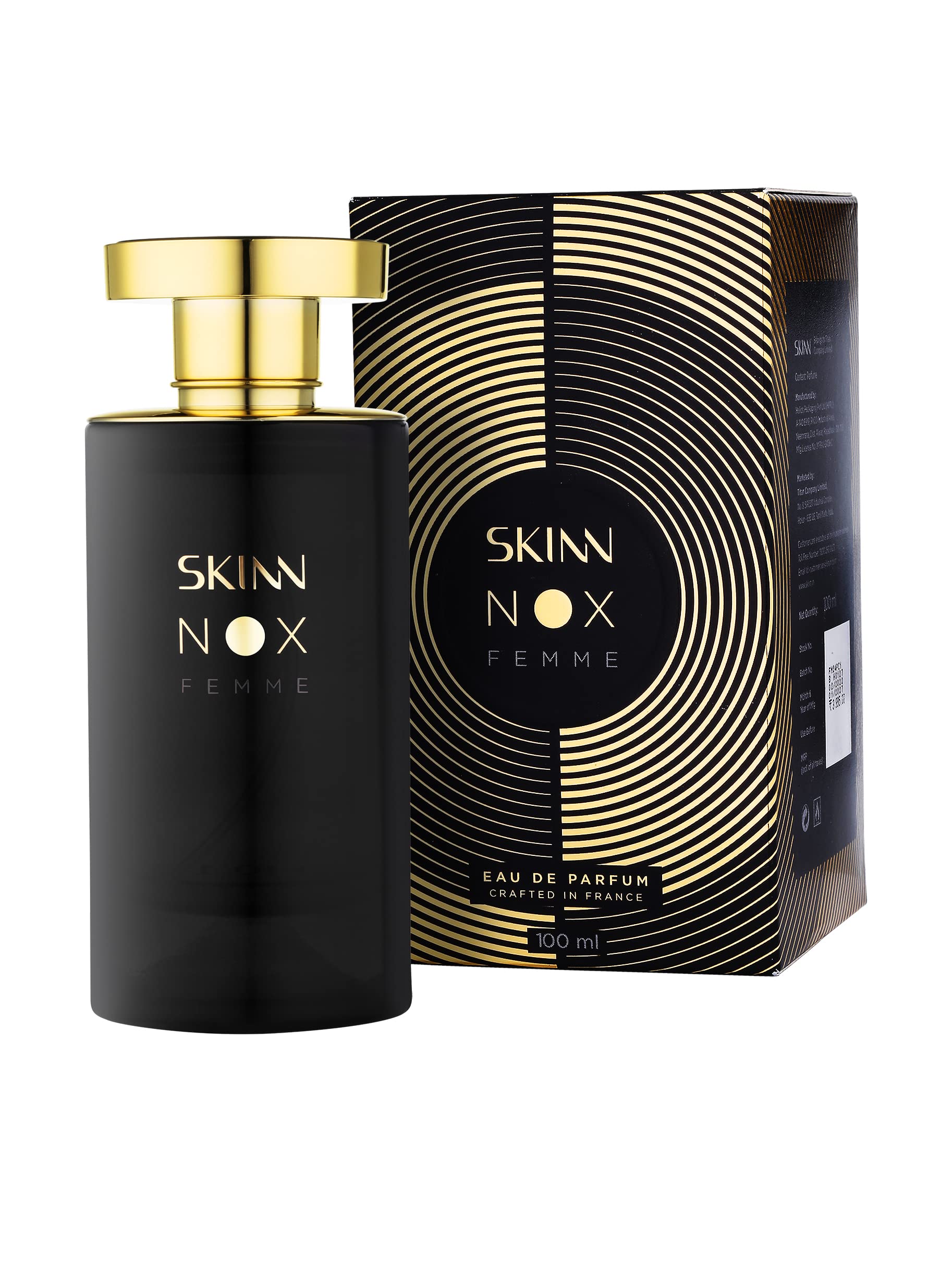 Skinn By Titan Liquid Nox Femme Eau de Parfum for Women, Modern Fragrance, French Crafted (5)