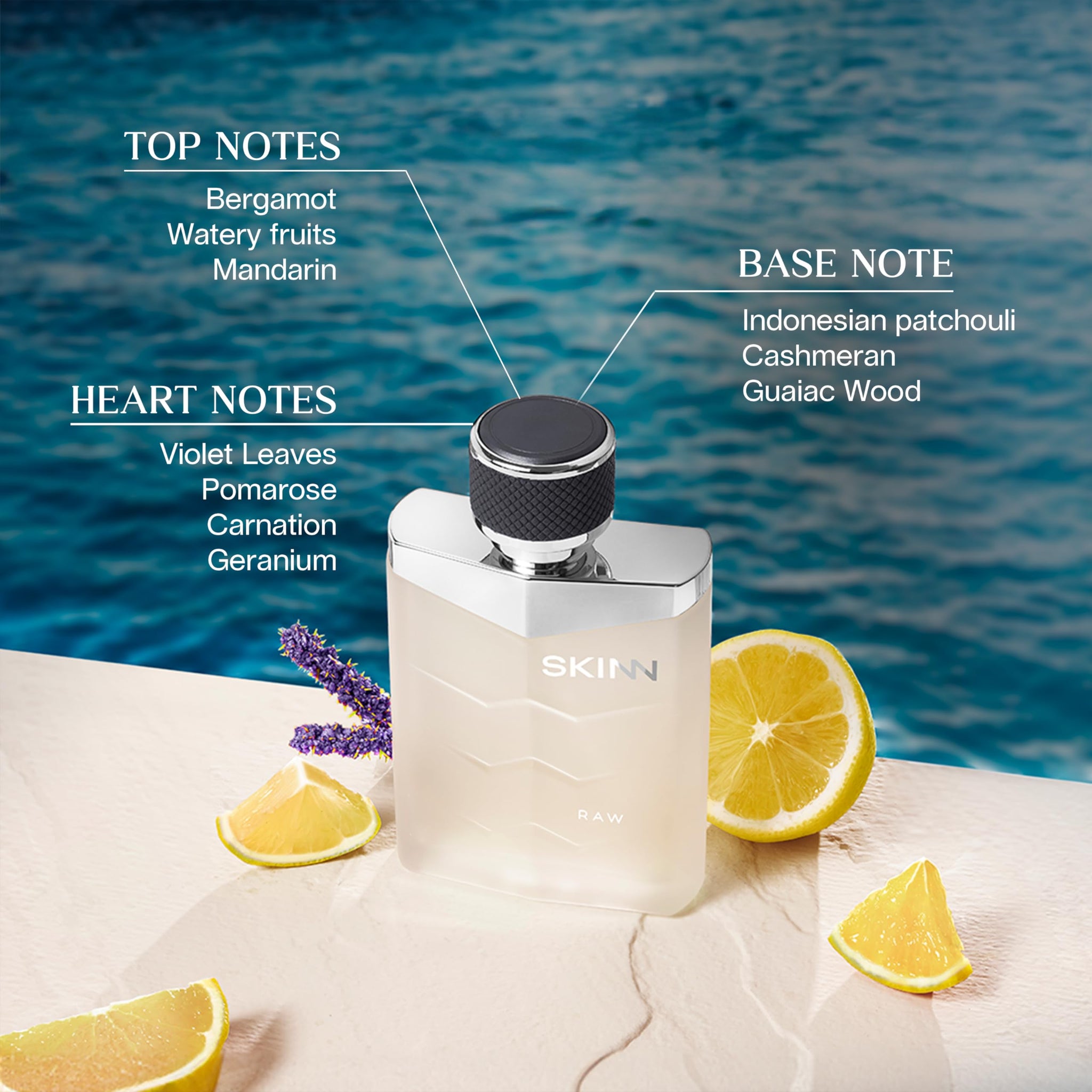 Skinn By Titan Men's Eau de Parfum, Modern Adult Personal Fragrance for Grooming Routines - front view