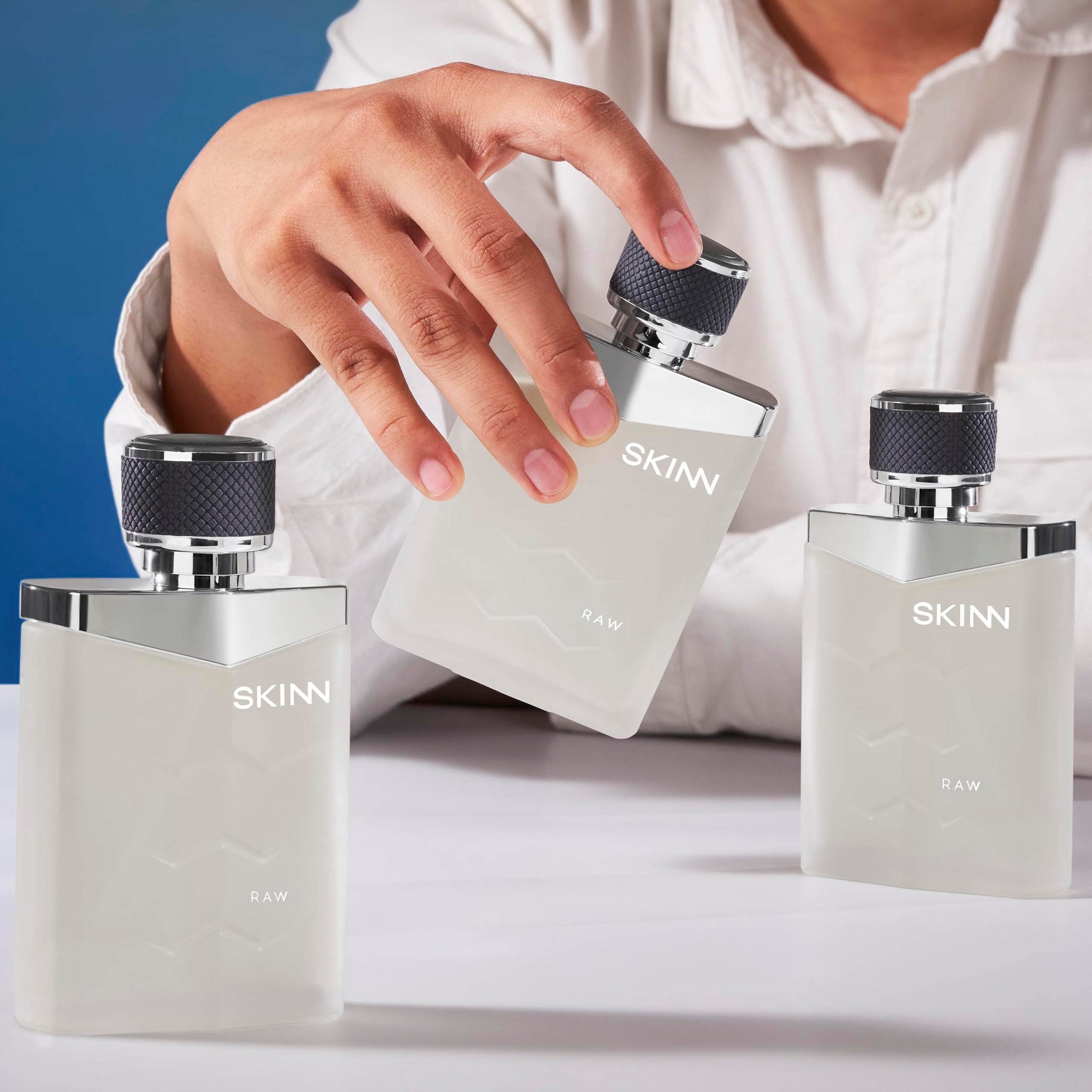 Skinn By Titan Men's Eau de Parfum, Modern Adult Personal Fragrance for Grooming Routines - back view
