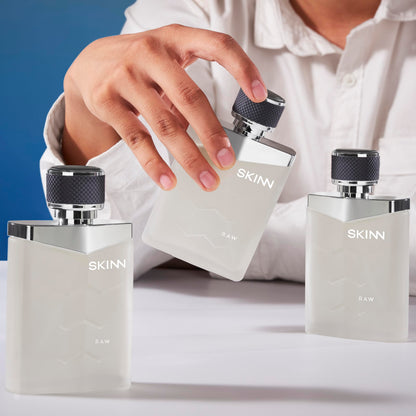 Skinn By Titan Men's Eau de Parfum, Modern Adult Personal Fragrance for Grooming Routines - back view