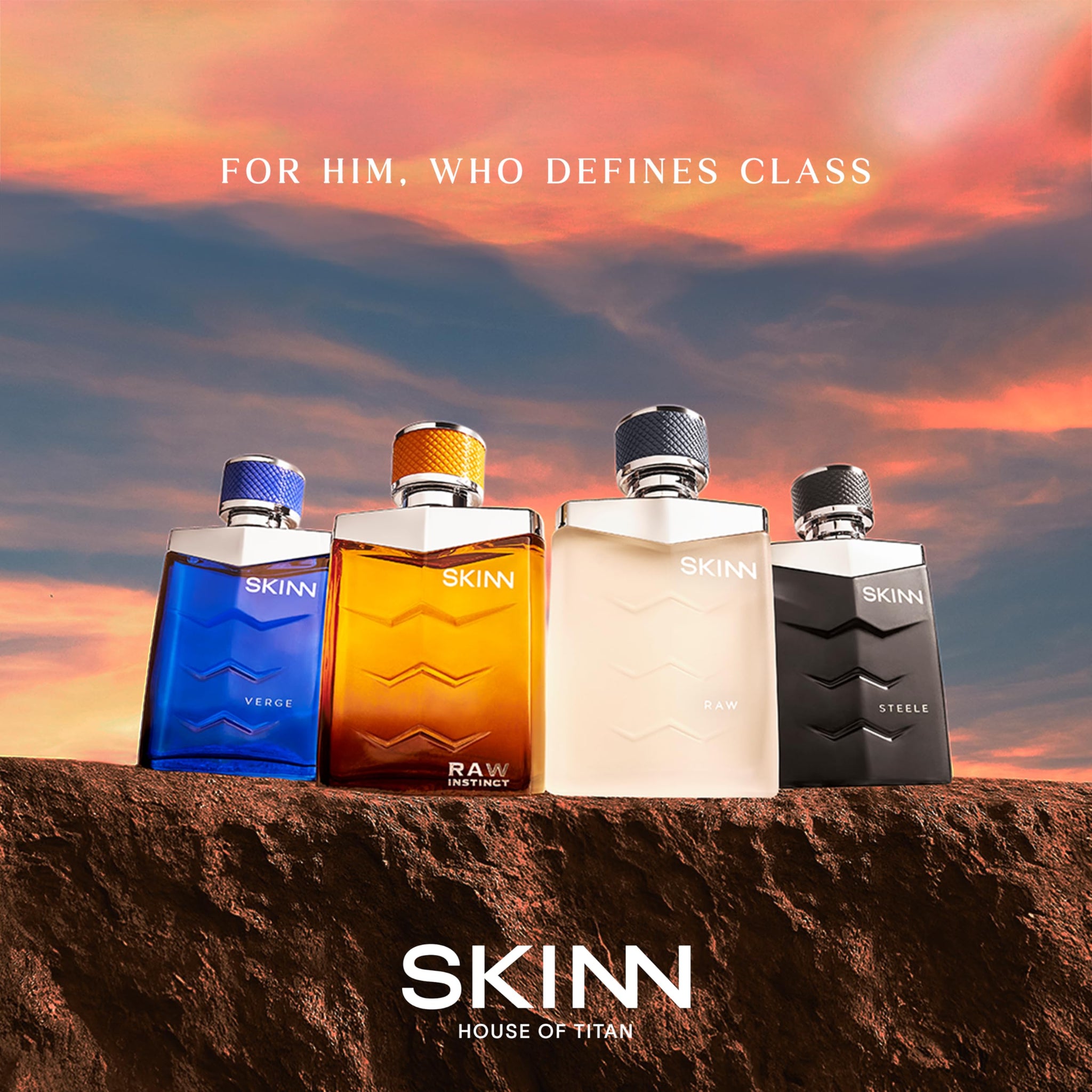 Skinn By Titan Men's Eau de Parfum, Modern Adult Personal Fragrance for Grooming Routines - ingredients panel
