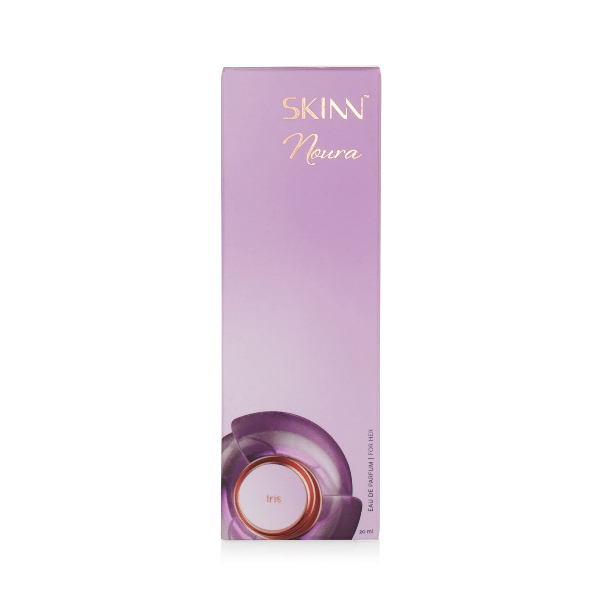 Skinn By Titan Noura Iris Women's Eau de Parfum, 20ml, Pocket Size, IFRA Certified - front view