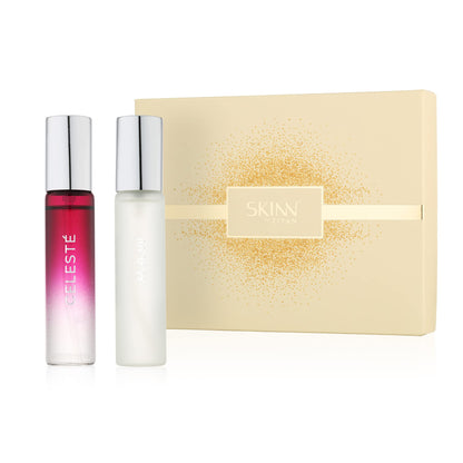 Skinn By Titan Raw & Celeste Eau De Parfum Gift Set, 25ml x 2, Unisex, Modern, IFRA Certified