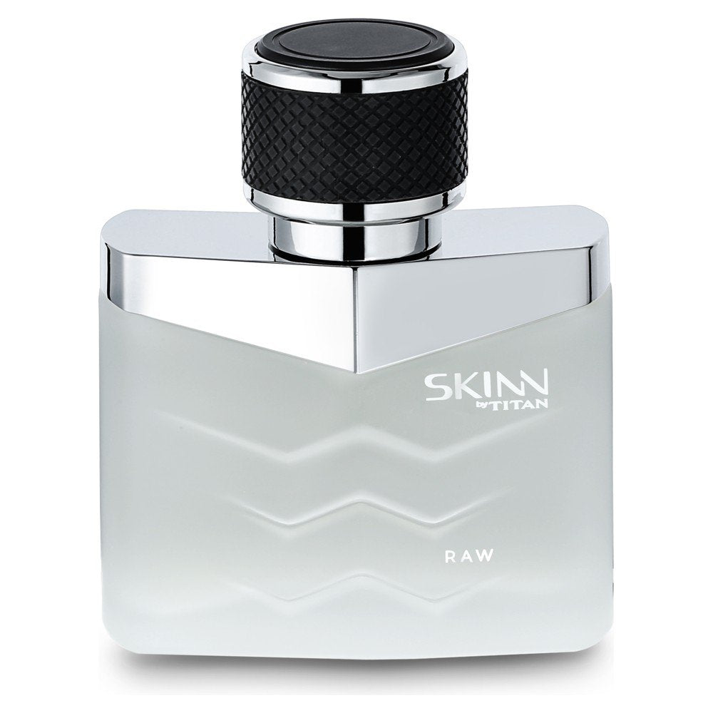 Skinn By Titan Raw Eau de Parfum for Men, 50ml Spray, Woody Cologne with Bergamot and Patchouli - back view