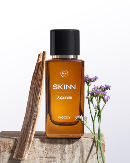 Skinn By Titan Skinn 24 Seven Woody Eau de Parfum, Unisex Fragrance, IFRA Compliant