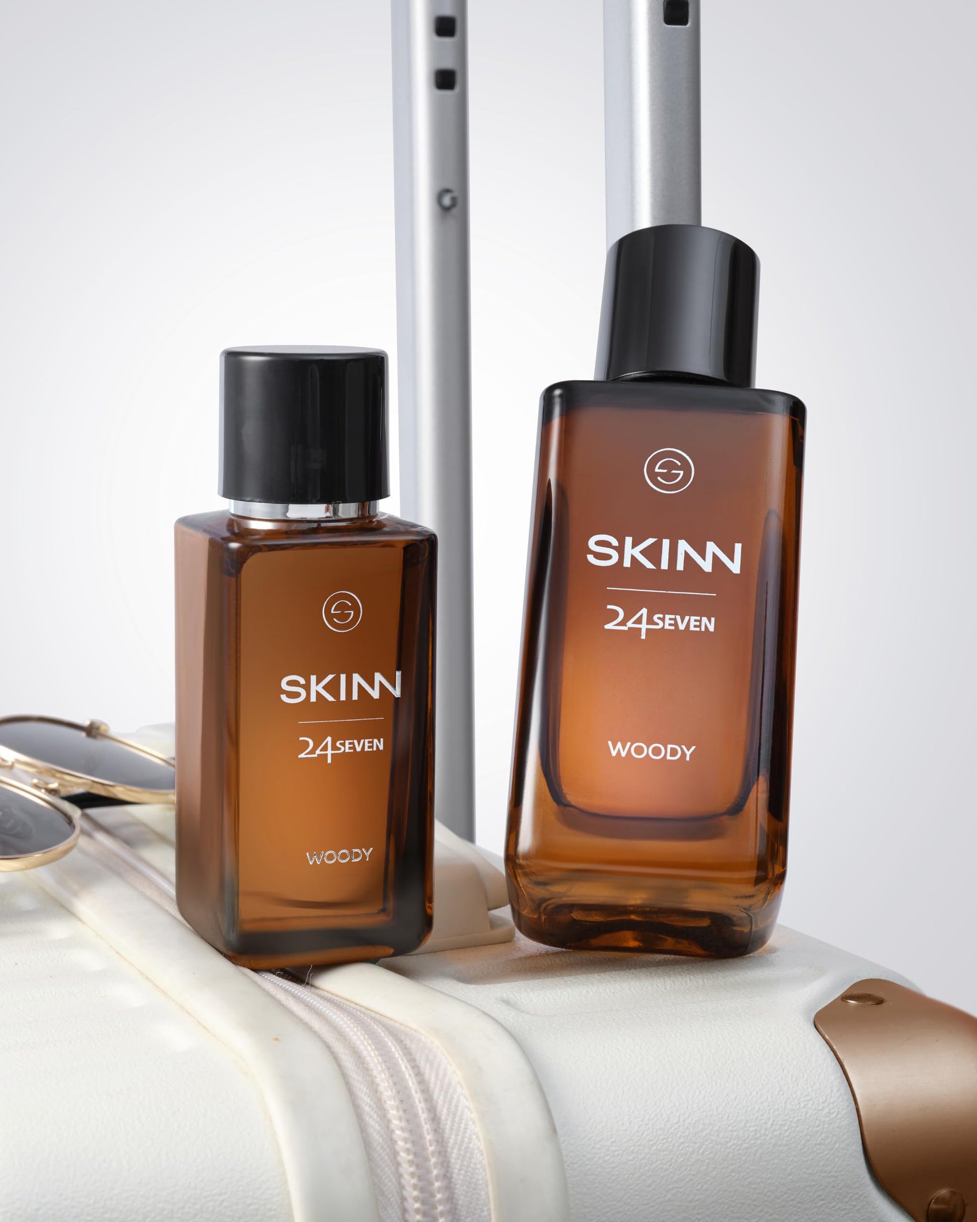 Skinn By Titan Skinn 24 Seven Woody Eau de Parfum, Unisex Fragrance, IFRA Compliant - front view