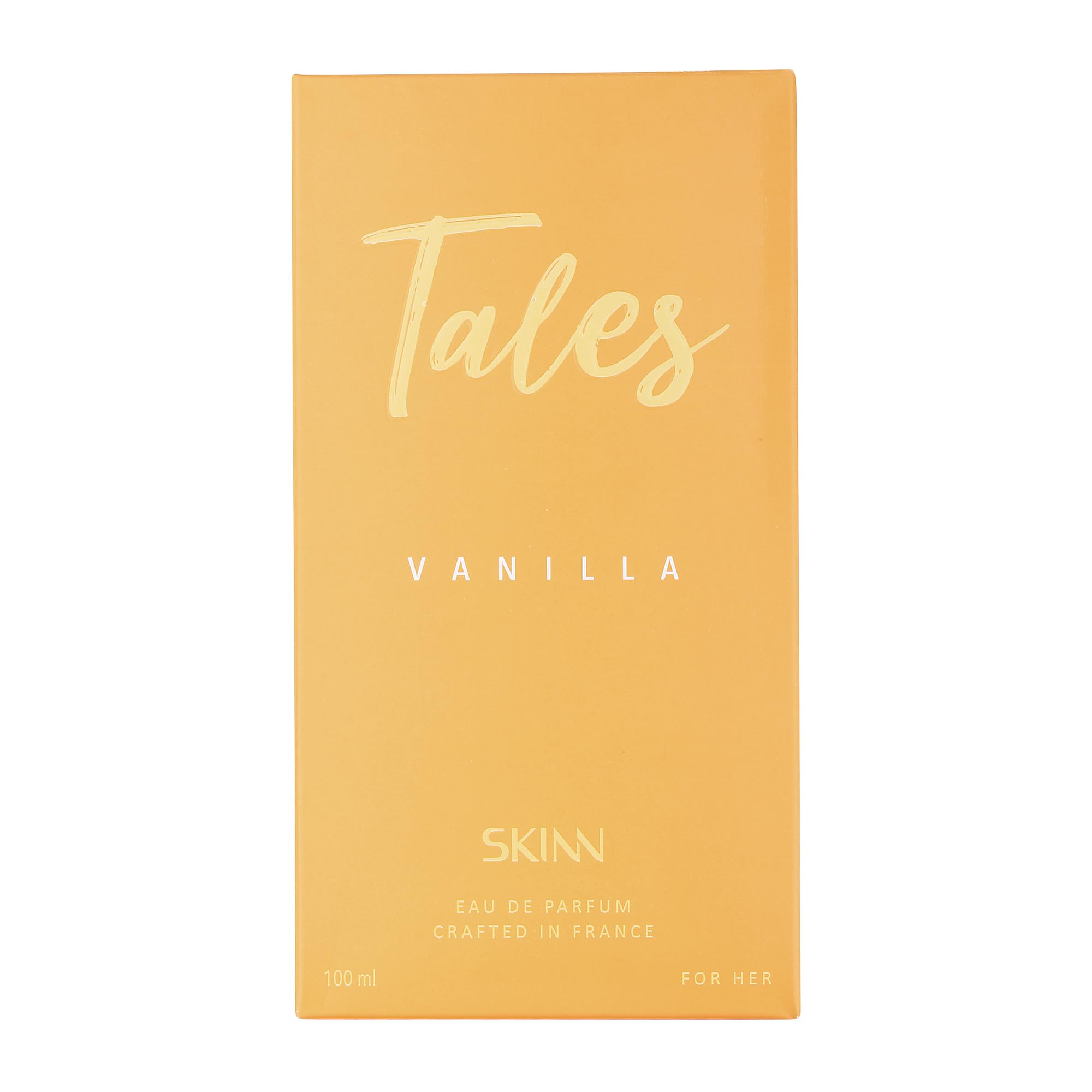 Skinn By Titan Skinn Tales Vanilla Eau de Parfum for Women, 100ml, Floral Fruity Musk Scent - back view
