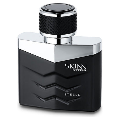 Skinn By Titan Steele Eau de Parfum for Men, Long Lasting Fresh Cologne Fragrance, Single Bottle - packaging (14)