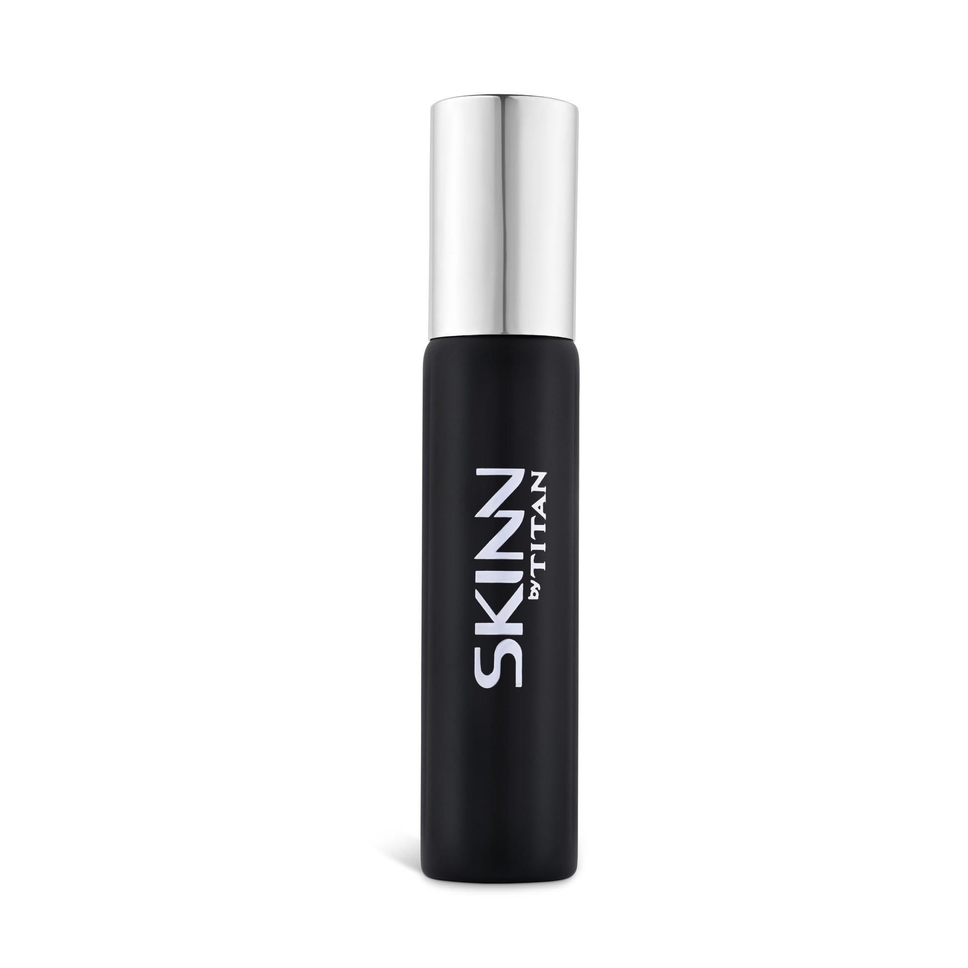 Skinn By Titan Steele Perfume for Men, 20ml, Eau de Parfum, Modern Fragrance with IFRA Certification - label detail