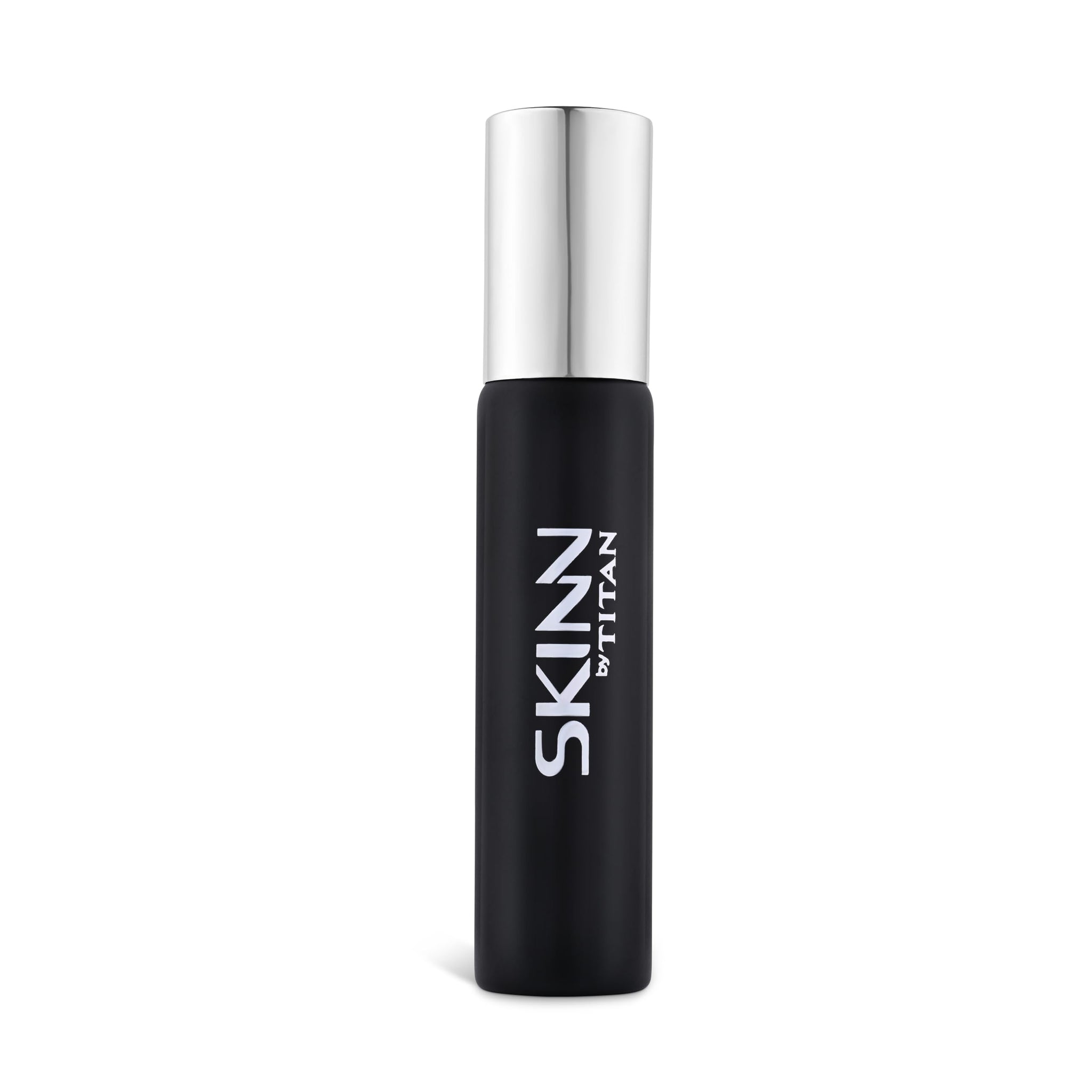 Skinn By Titan Steele Perfume for Men, 20ml, Eau de Parfum, Modern Fragrance with IFRA Certification - label detail