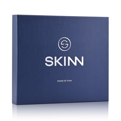 Skinn By Titan Tales Oslo & Rio Eau de Parfum Gift Set for Men, 2 x 100ml, Woody and Aquatic Notes - back view
