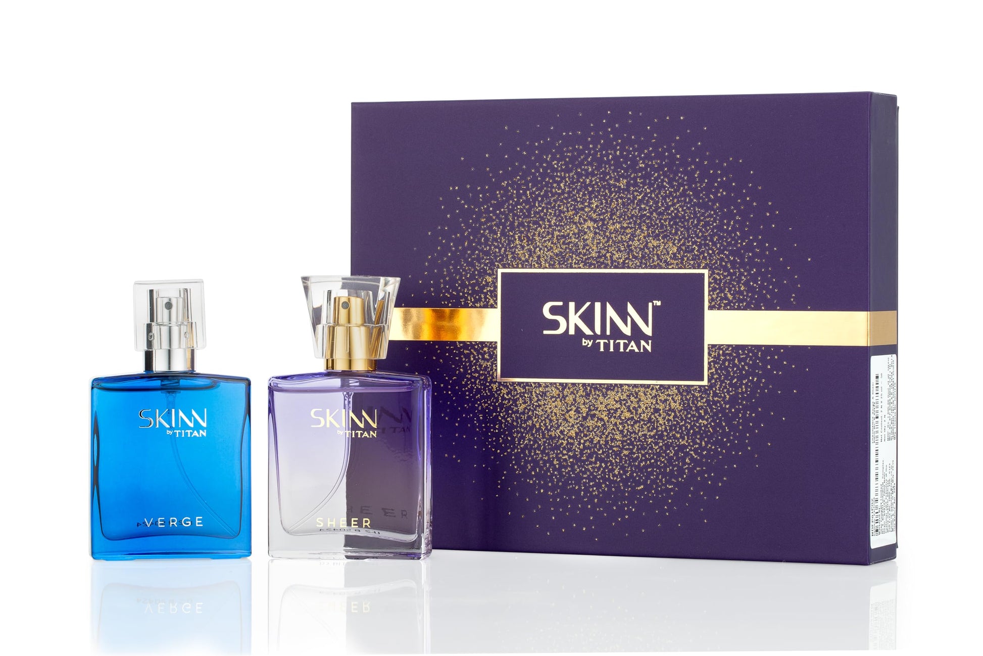 Skinn by Titan Verge and Sheer 25 ML x 2 Nos Perfume for Pair EDP