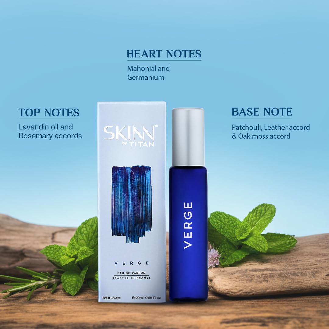 Skinn By Titan Verge Men's Eau De Parfum Cologne Spray, Adult, 1 Count - front view