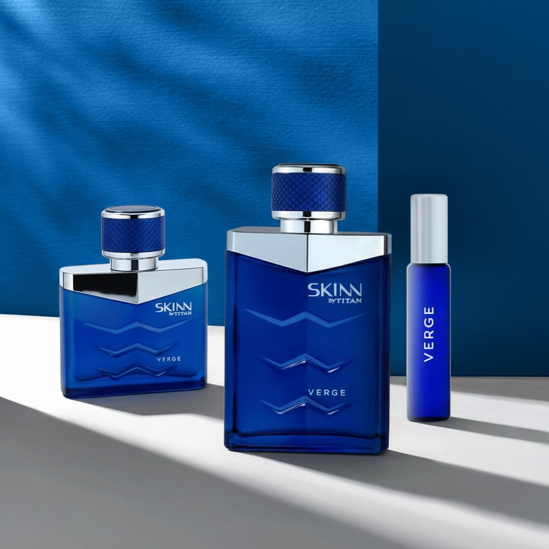 Skinn By Titan Verge Men's Eau De Parfum Cologne Spray, Adult, 1 Count - label detail