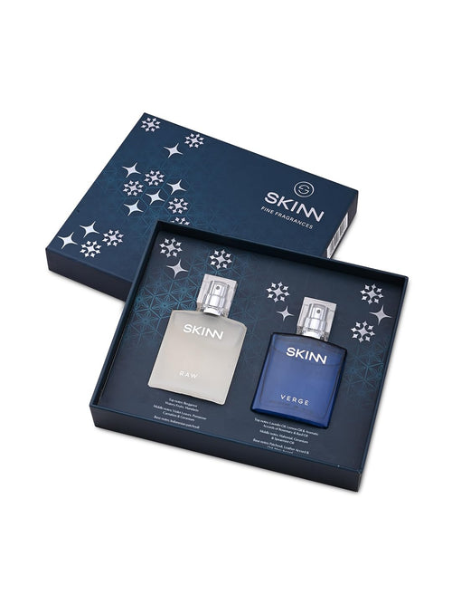 Skinn By Titan Verge & Raw Long Lasting Men's Cologne, 25ml Eau de Parfum Twin Pack
