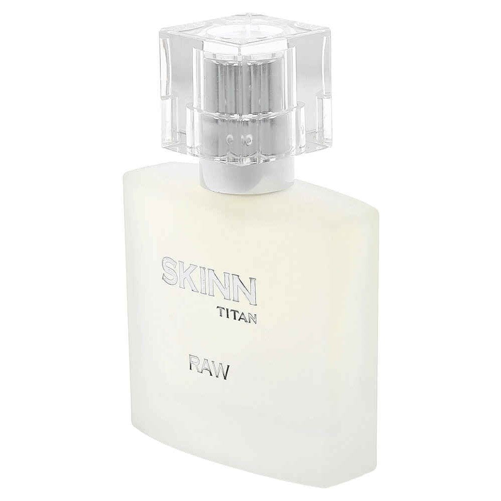 Skinn By Titan Verge & Raw Long Lasting Men's Cologne, 25ml Eau de Parfum Twin Pack - packaging