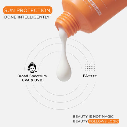 SKINQ Sun Protect Ultra Light Gel Sunscreen SPF 50+ PA++++ Vitamin C, Dermat Formulated - back view