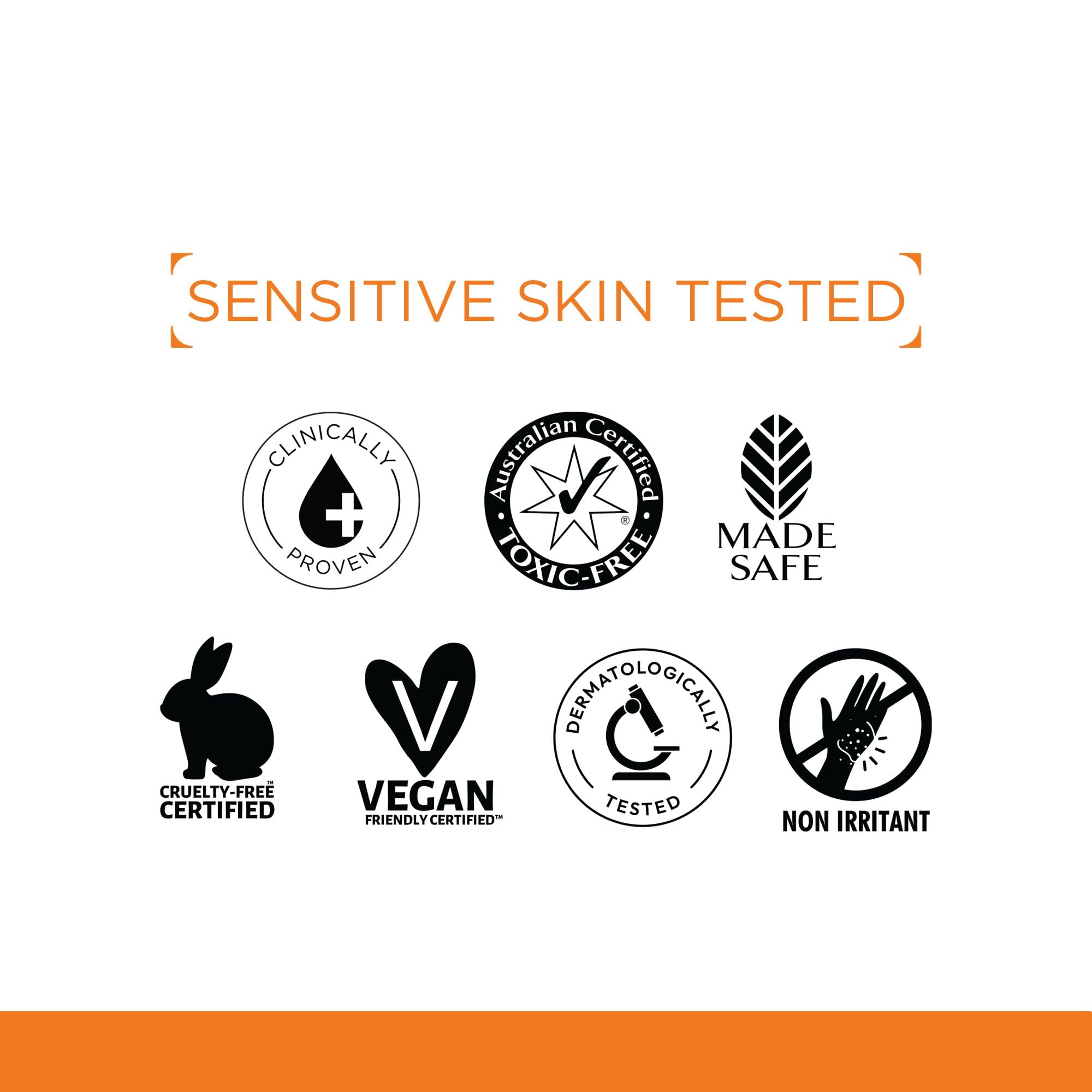 SKINQ Sun Protect Ultra Light Gel Sunscreen SPF 50+ PA++++ Vitamin C, Dermat Formulated - in use