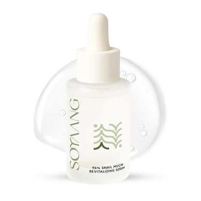 Soyaang 96% Snail Mucin Revitalizing Serum with Niacinamide & Aloe Vera | Repairs Acne Scars, Boosts Hydration & Firms Skin |