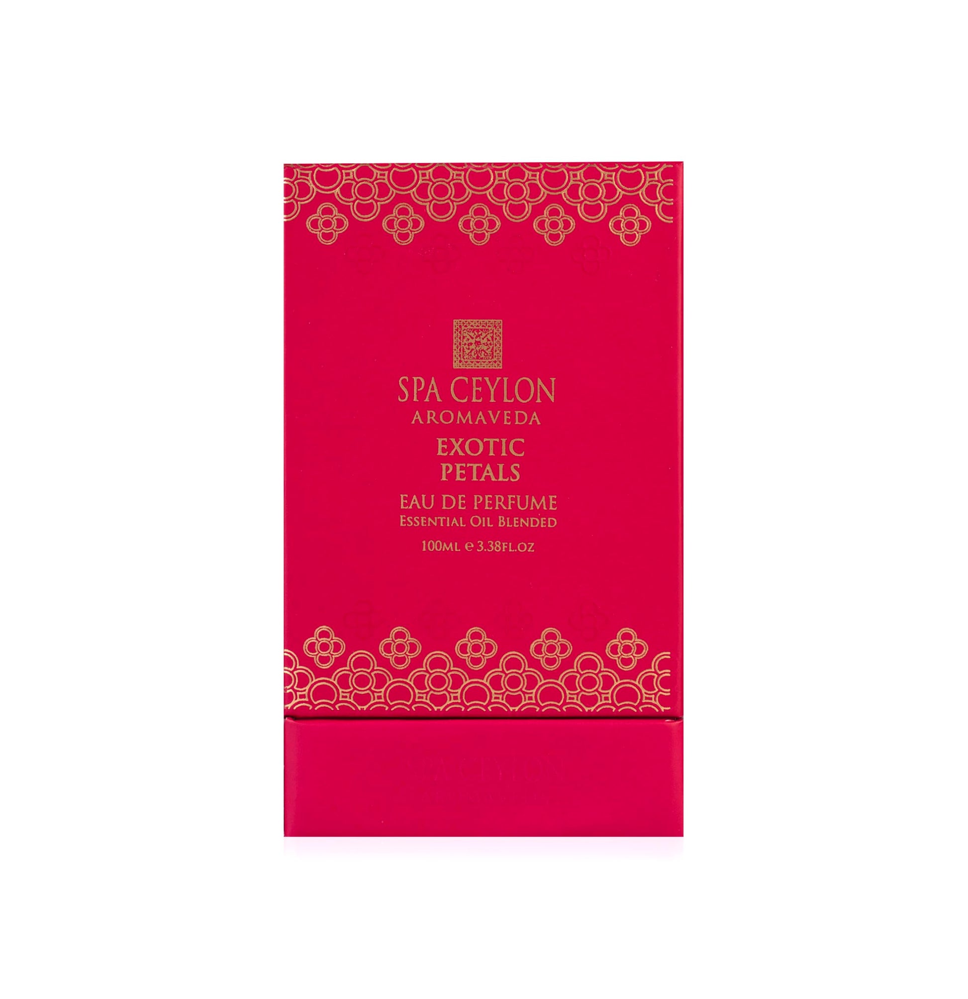 SPA CEYLON Eau de Parfum Spray, 50ml, Vegan Formula with Floral Notes, Spice Accents, and Amber Base - front view