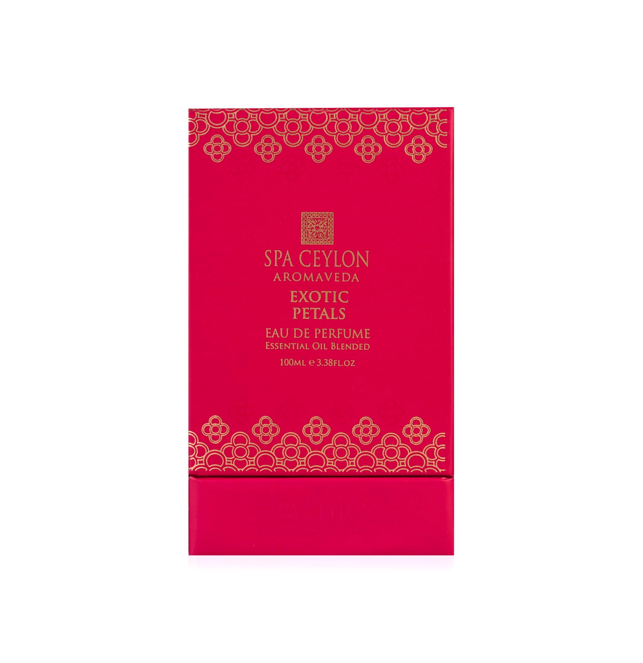SPA CEYLON Eau de Parfum Spray, 50ml, Vegan Formula with Floral Notes, Spice Accents, and Amber Base - front view