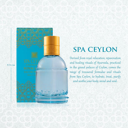 SPA CEYLON Eau de Parfum Spray, 50ml, Vegan Formula with Floral Notes, Spice Accents, and Amber Base - front view (25)