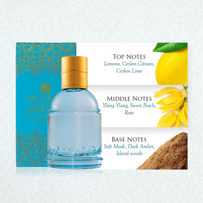 SPA CEYLON Eau de Parfum Spray, 50ml, Vegan Formula with Floral Notes, Spice Accents, and Amber Base - back view (26)
