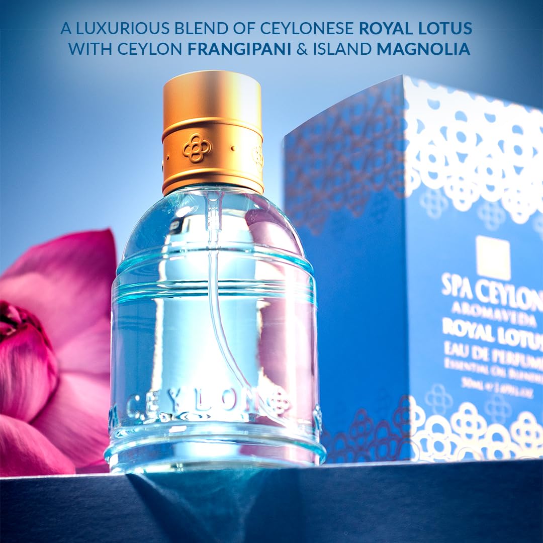 SPA CEYLON Eau de Parfum Spray, 50ml, Vegan Formula with Floral Notes, Spice Accents, and Amber Base - packaging (27)