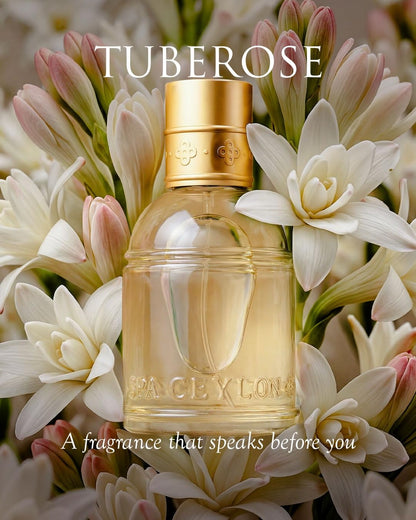 SPA CEYLON Eau de Parfum Spray, 50ml, Vegan Formula with Floral Notes, Spice Accents, and Amber Base - close-up detail (37)