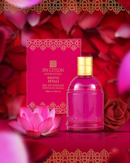 SPA CEYLON Eau de Parfum Spray, 50ml, Vegan Formula with Floral Notes, Spice Accents, and Amber Base - packaging