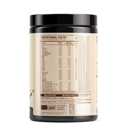 Sparkfusion Daily Protein Shake With Herbs Powder, Whey Protein with 8 Ayurvedic Herbs, Adult - close-up detail (18)
