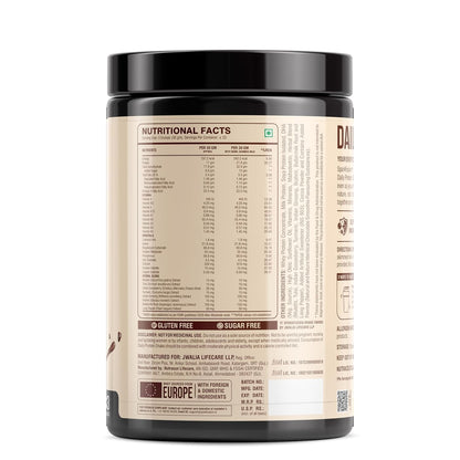 Sparkfusion Daily Protein Shake With Herbs Powder, Whey Protein with 8 Ayurvedic Herbs, Adult - label detail (23)