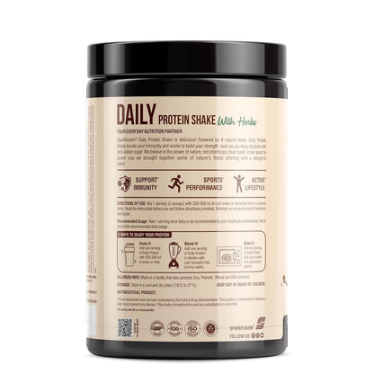 Sparkfusion Daily Protein Shake With Herbs Powder, Whey Protein with 8 Ayurvedic Herbs, Adult - ingredients panel (24)