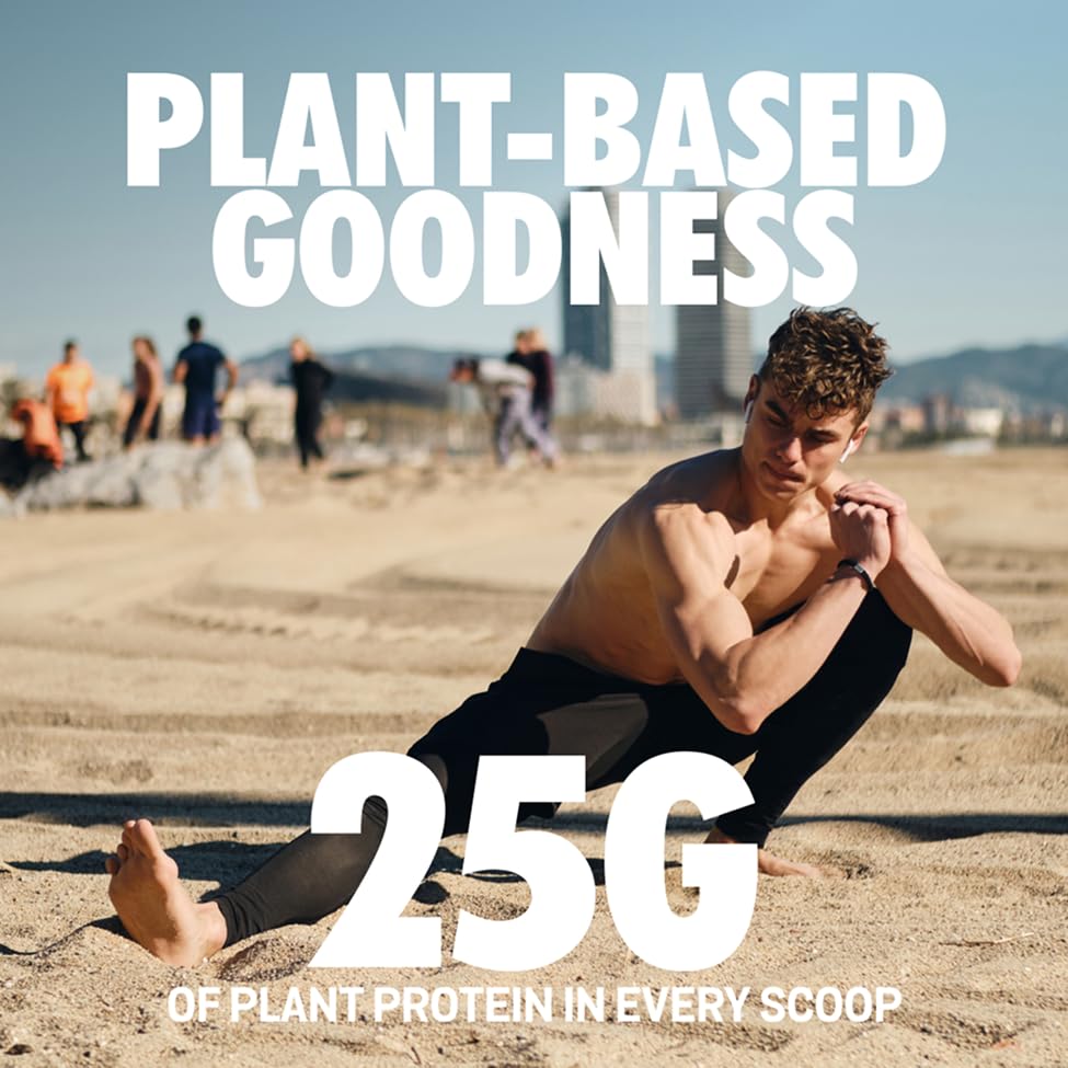 Sparkfusion Plant Protein Powder - Pea & Brown Rice Protein, Vegan, Gluten-Free, Soy-Free, Non-GMO, Digestive Enzymes - packa