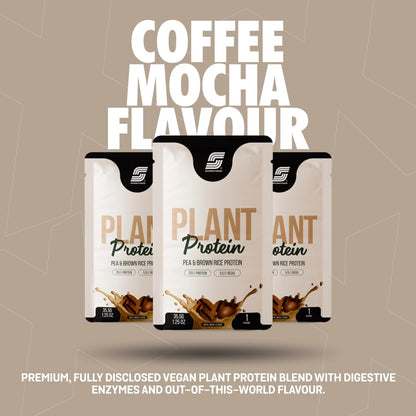 Sparkfusion Plant Protein Powder - Pea & Brown Rice Protein, Vegan, Gluten-Free, Soy-Free, Non-GMO, Digestive Enzymes - packa