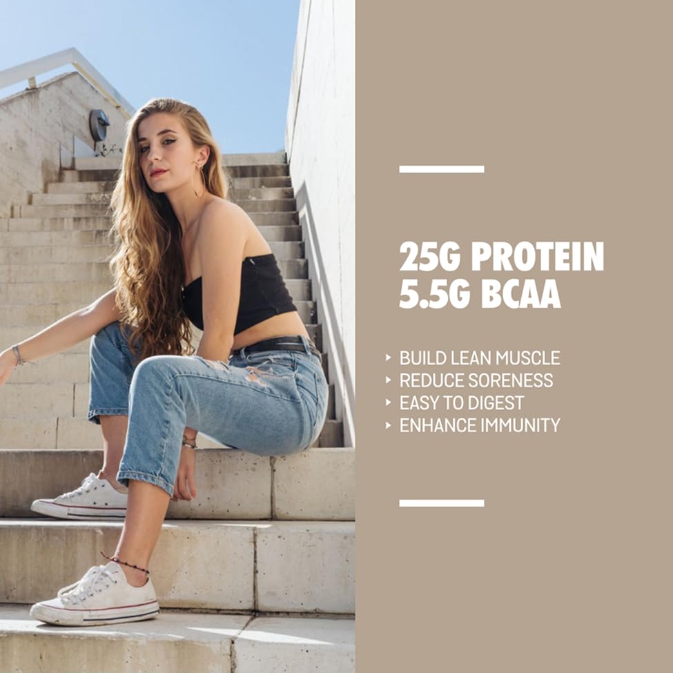 Sparkfusion Plant Protein Powder - Pea & Brown Rice Protein, Vegan, Gluten-Free, Soy-Free, Non-GMO, Digestive Enzymes - ingre