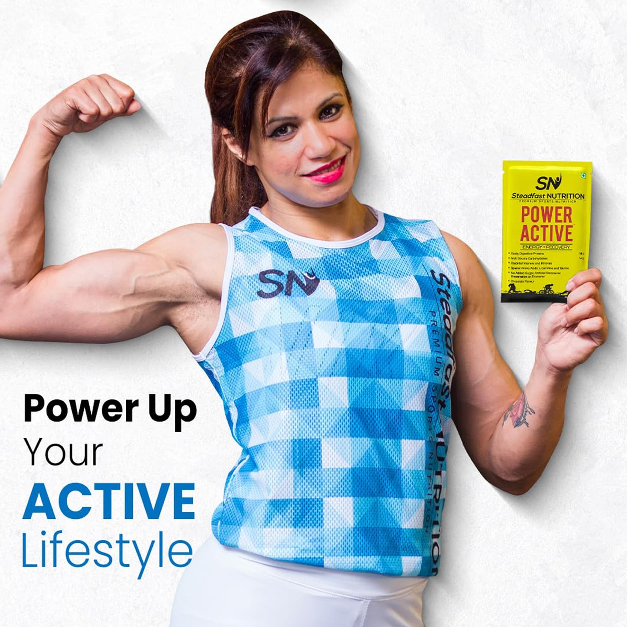 Steadfast Nutrition Power Active Whey Protein Concentrate, Adult Protein Supplement Powder, 35g Serving Sachets - ingredients