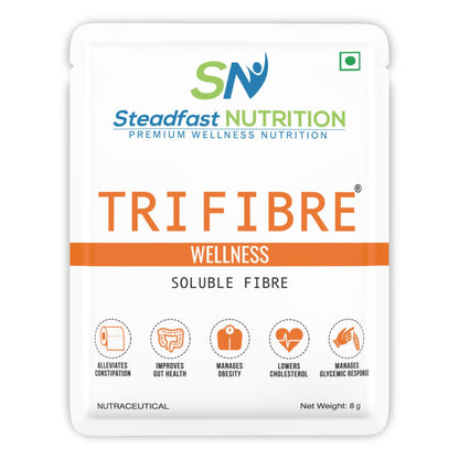 Steadfast Nutrition Tri Fibre Unflavoured Soluble Fiber Supplement Gluten Free