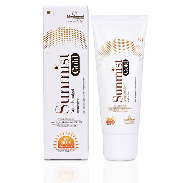 Sunmist Gold Sunscreen Cream, 60g, Broad Spectrum UV Filters with Antioxidants, Lightweight Daily Formula