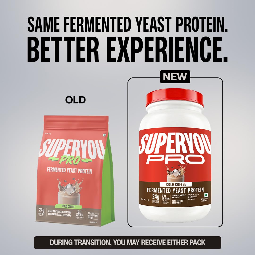 Superyou Pro Fermented Yeast Protein Isolate Protein Supplement Powder, Vegan, 24g Protein - packaging (28)