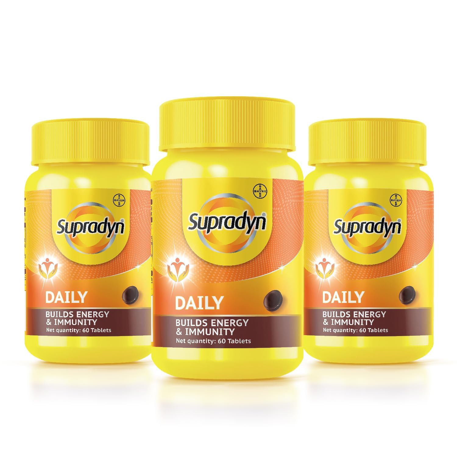Supradyn Daily Multivitamin Tablets for Adult Women with B-Complex, Vitamins C, D, E, Zinc, Multiple Count Options (10)