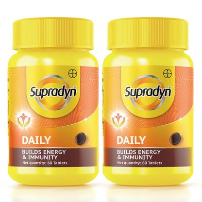 Supradyn Daily Multivitamin Tablets for Adult Women with B-Complex, Vitamins C, D, E, Zinc, Multiple Count Options (7)