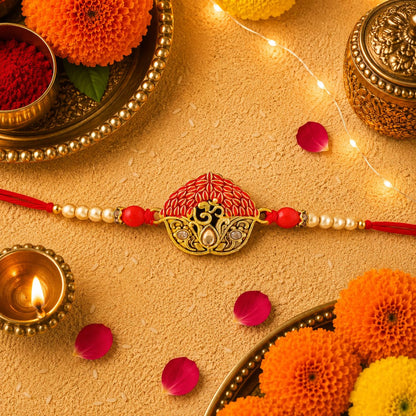 SUVIZAN ENTERPRISE Beads Rakhi to Tie on Brother Bhaiya's Hand On This Holy Festival of Rakshabandhan to Protect Bhai from Bu