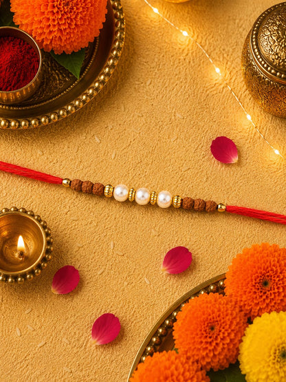 SUVIZAN ENTERPRISE Beads Rakhi to Tie on Brother Bhaiya's Hand On This Holy Festival of Rakshabandhan to Protect Bhai from Bu