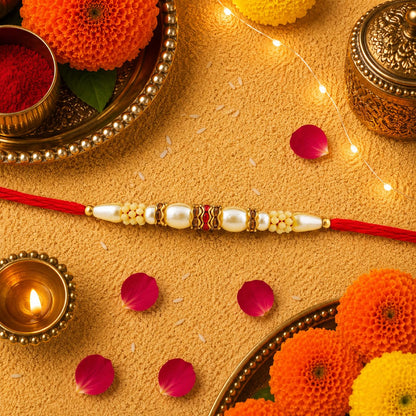 SUVIZAN ENTERPRISE Beads Rakhi to Tie on Brother Bhaiya's Hand On This Holy Festival of Rakshabandhan to Protect Bhai from Bu