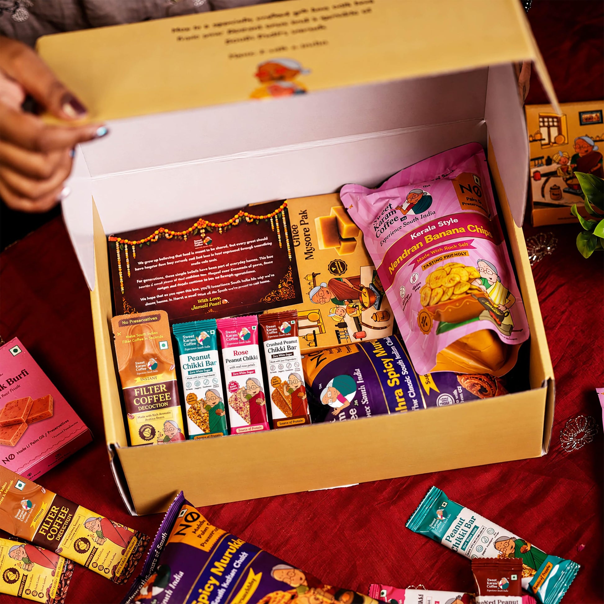 Sweet Karam Coffee Celebrations Paati’s Love Hamper | Rakhi Gift Hamper | Raksha Bandhan Gift | Brother Sister Bhaiya Bhabi G