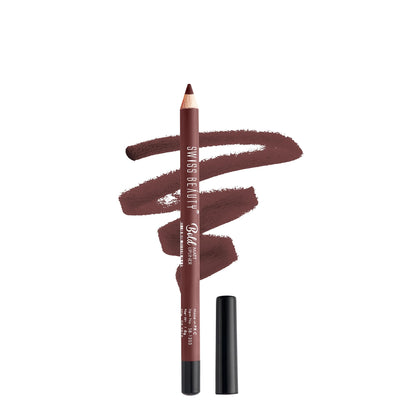 SWISS BEAUTY Bold Matt Lip Liner Pencil, 1.6g, Water-Resistant Long-wearing Matte Finish (9)