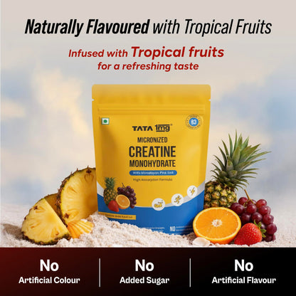 TATA 1MG Micronized Creatine Monohydrate, Nutritional Supplement, Zero Calories, Adult Formula - in use (17)